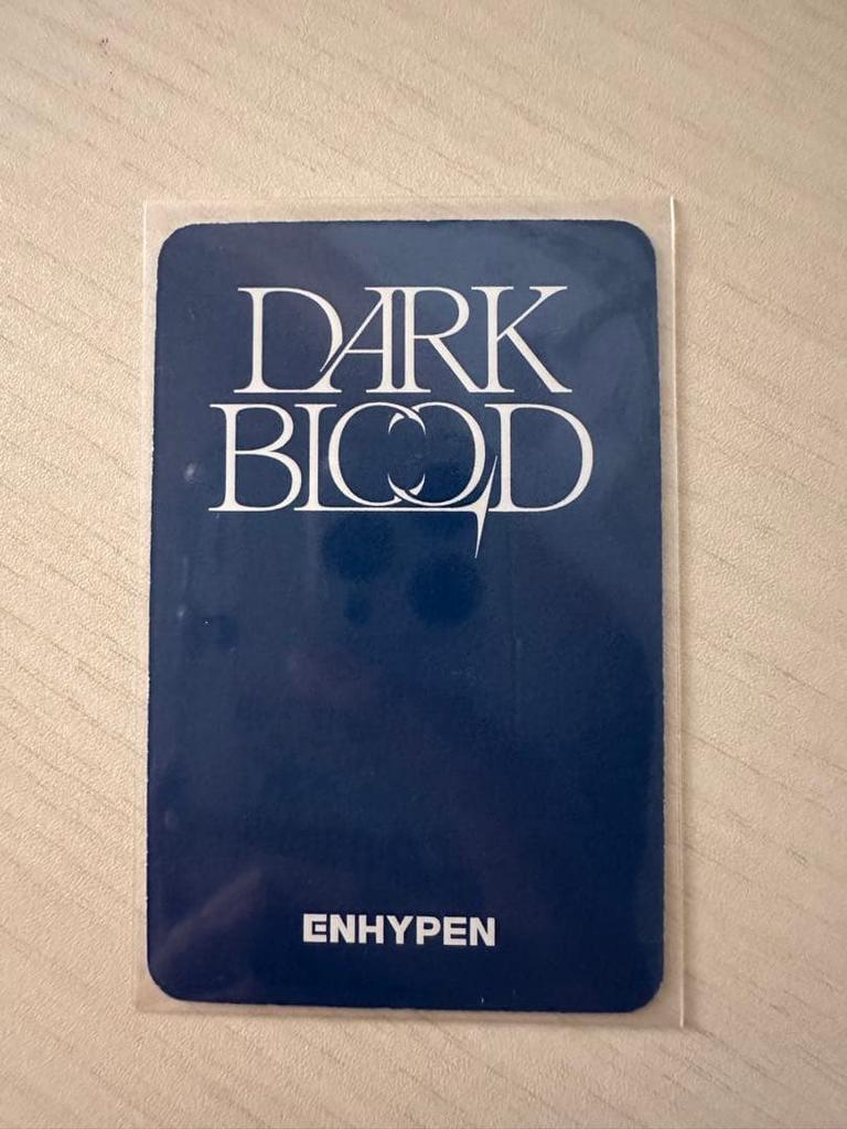 [USED] enhypen darkblood chinese trading card sung hoon namil