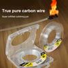 50M/100M Carbon Fiber Fluorocarbon Fishing Line Single Thread Lead Seawater Fishing Line