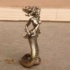Brass Medusa Decoration Ancient Greek Snake Woman Crafts Home Office Desktop Decoration Tea Pet Crafts Creative Figure Statue