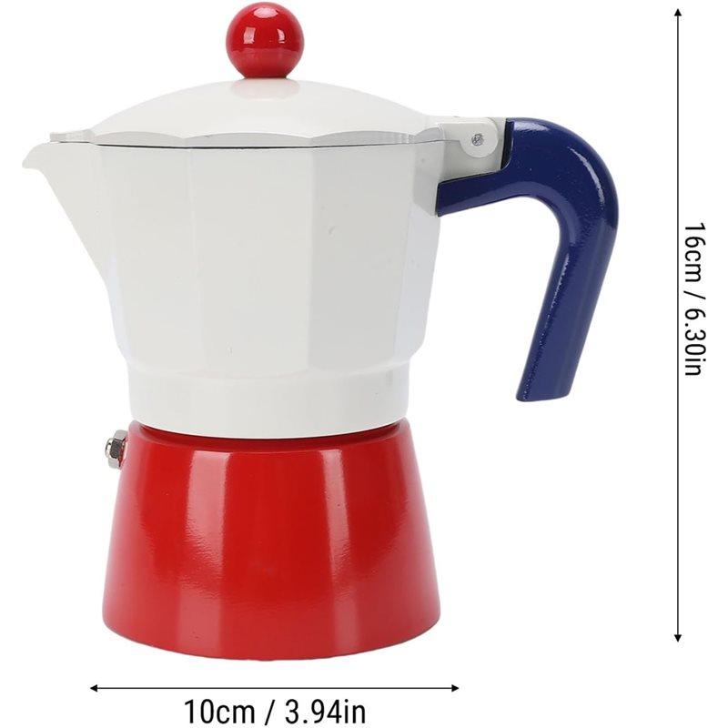 2025 Trend Aluminum Coffee Maker, 150Ml 3 Cups Stovetop Coffee Pot, Italian Espresso Machine For Outdoor Home Camping