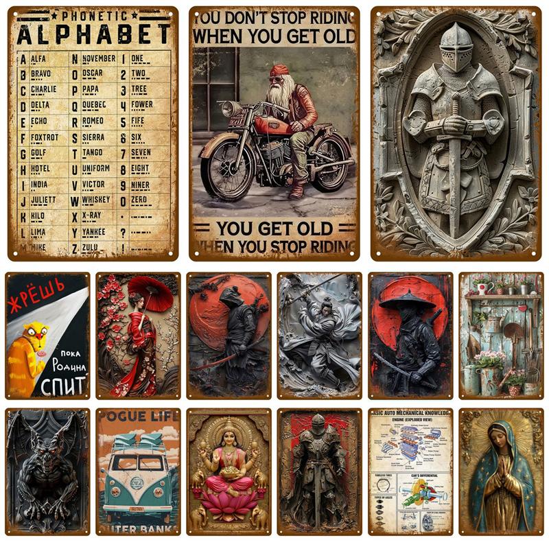 Vintage Bar Metallschilder Badezimmer Haus Wohnzimmer Zuhause Retro Wanddekoration Artikel Luxus Dekor Innenraum Kunst Poster Blechschilder