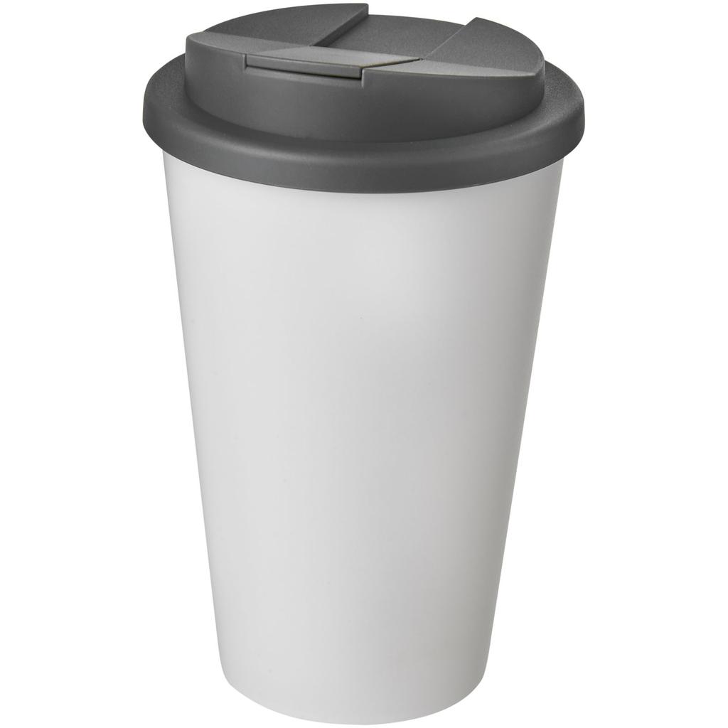 Americano 350 ml tumbler with spill-proof lid White