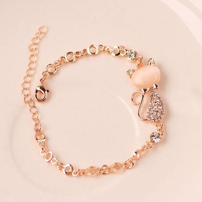 Fashionable High Grade Cat Bracelet With Diamond Bracelet   Women's Bracelet
