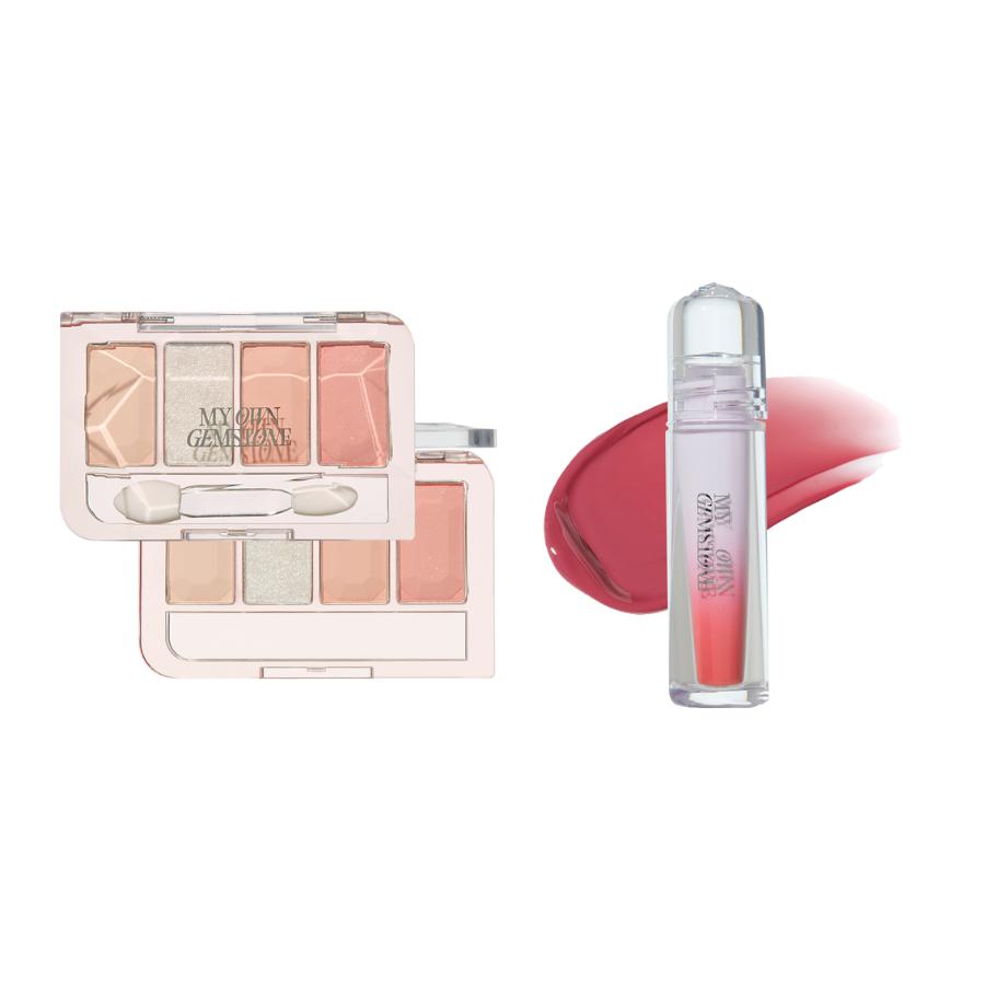 Etude #My Own Gemstone Play Color Eyes 3.5g + Over Glowy Tint 3g Set