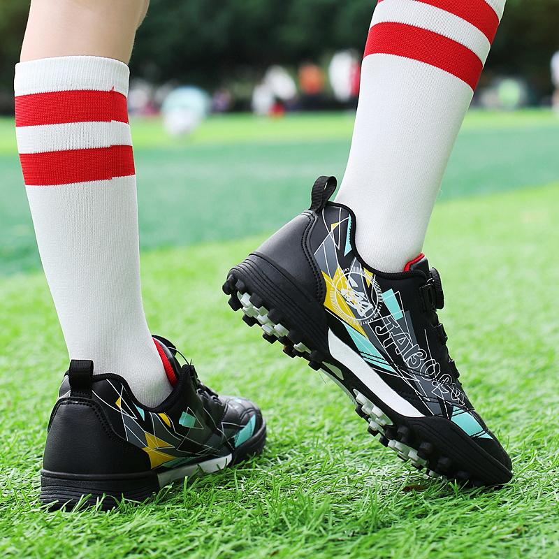 28-39 Children's Football Boots Fast and Convenient Short-nail Rotation with Children's Sports Football Shoes