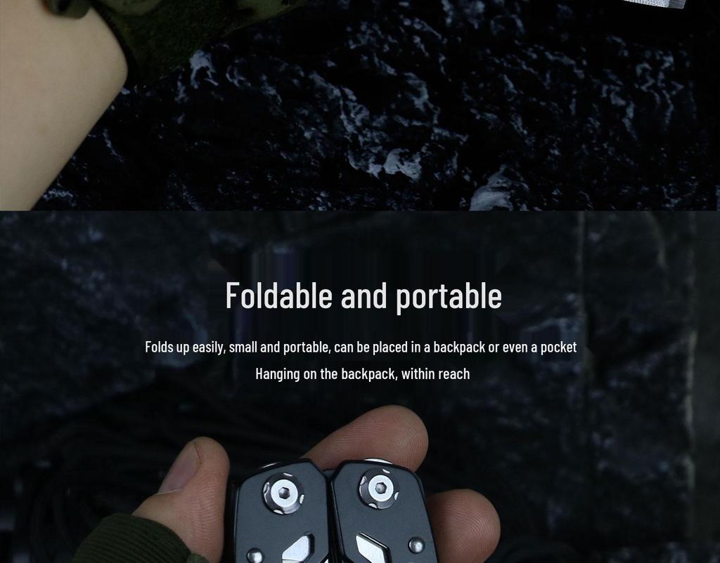 Outdoor Folding Stainless Steel Multi-Tool Pliers: Portable, Multi-Function Combination Pliers