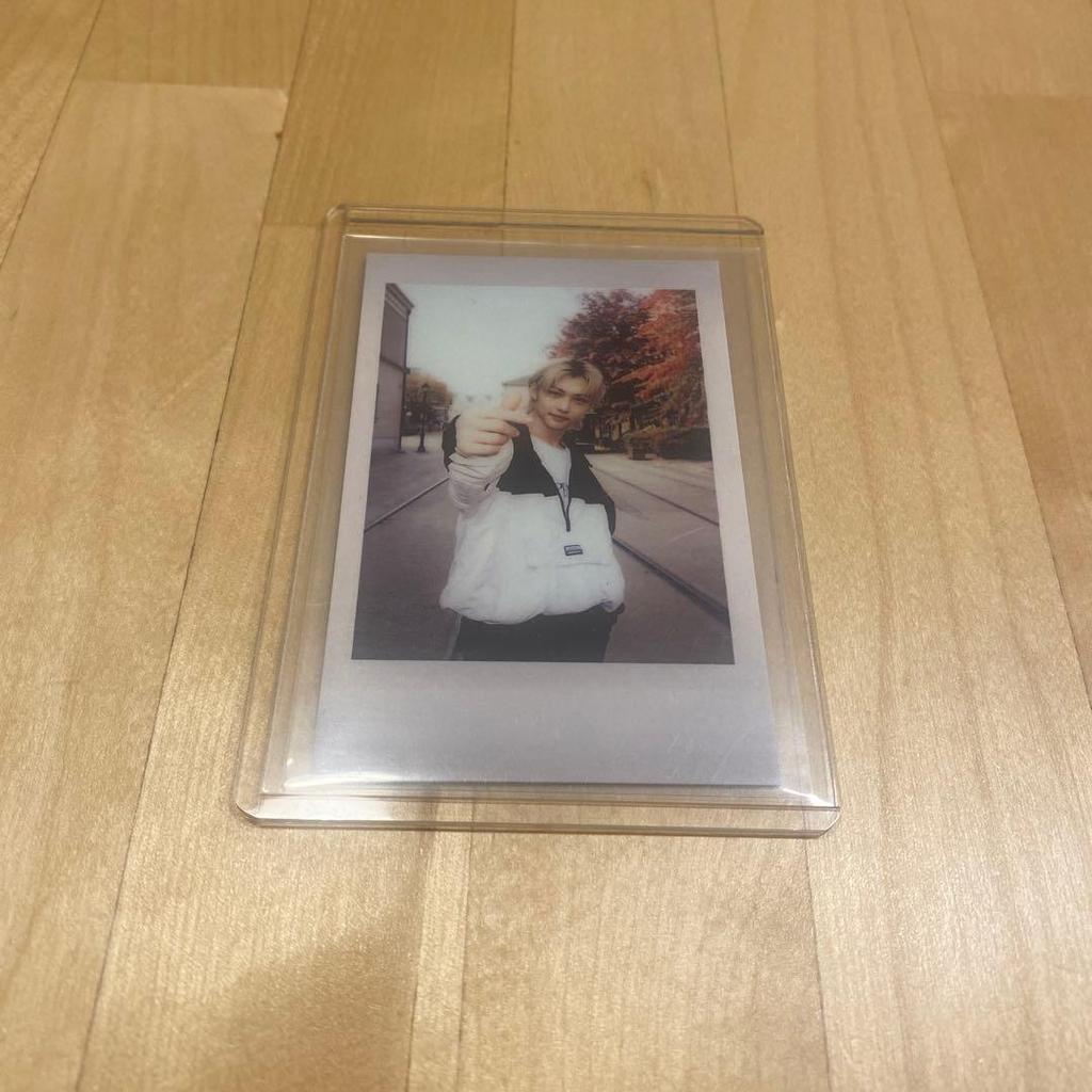 [USED] straykids oncon polaroid polaroid cheki felix