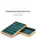 Digu Solid Wood Jewelry Display Tray with 12 Compartments for Rings, Necklaces, and Bracelets