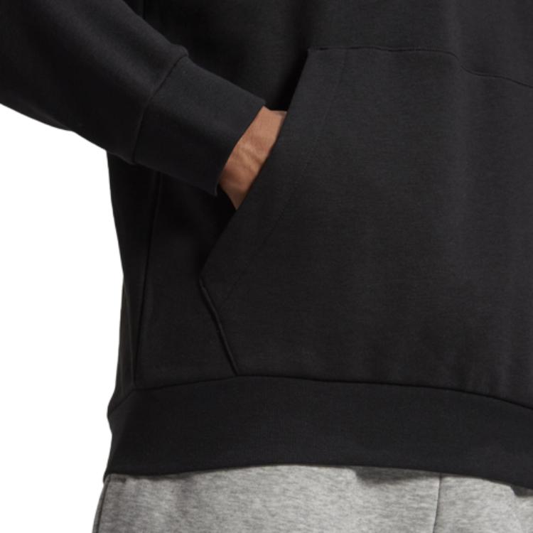 adidas Sweat à capuche de sport à imprimé logo HD camouflage pour homme Hauts Noir GL0019