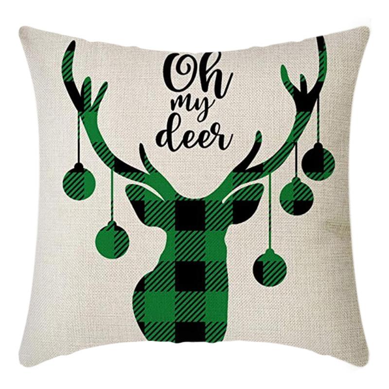 Christmas Nordic Style Santa Claus Pillowcase Home Sofa Cushion Car Cushion Cartoon Christmas Pillowcase