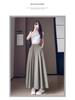Yamamoto Women's High Waist Ice Silk A-line Skirt Pants - Summer 2026 Collection, Plus Size, Wide Leg, Slimming Fit