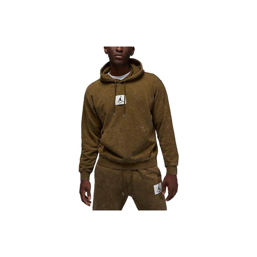 

Мужская флисовая толстовка с длинным рукавом с логотипом Jordan и водным принтом, оливково-зеленый DR3087-385