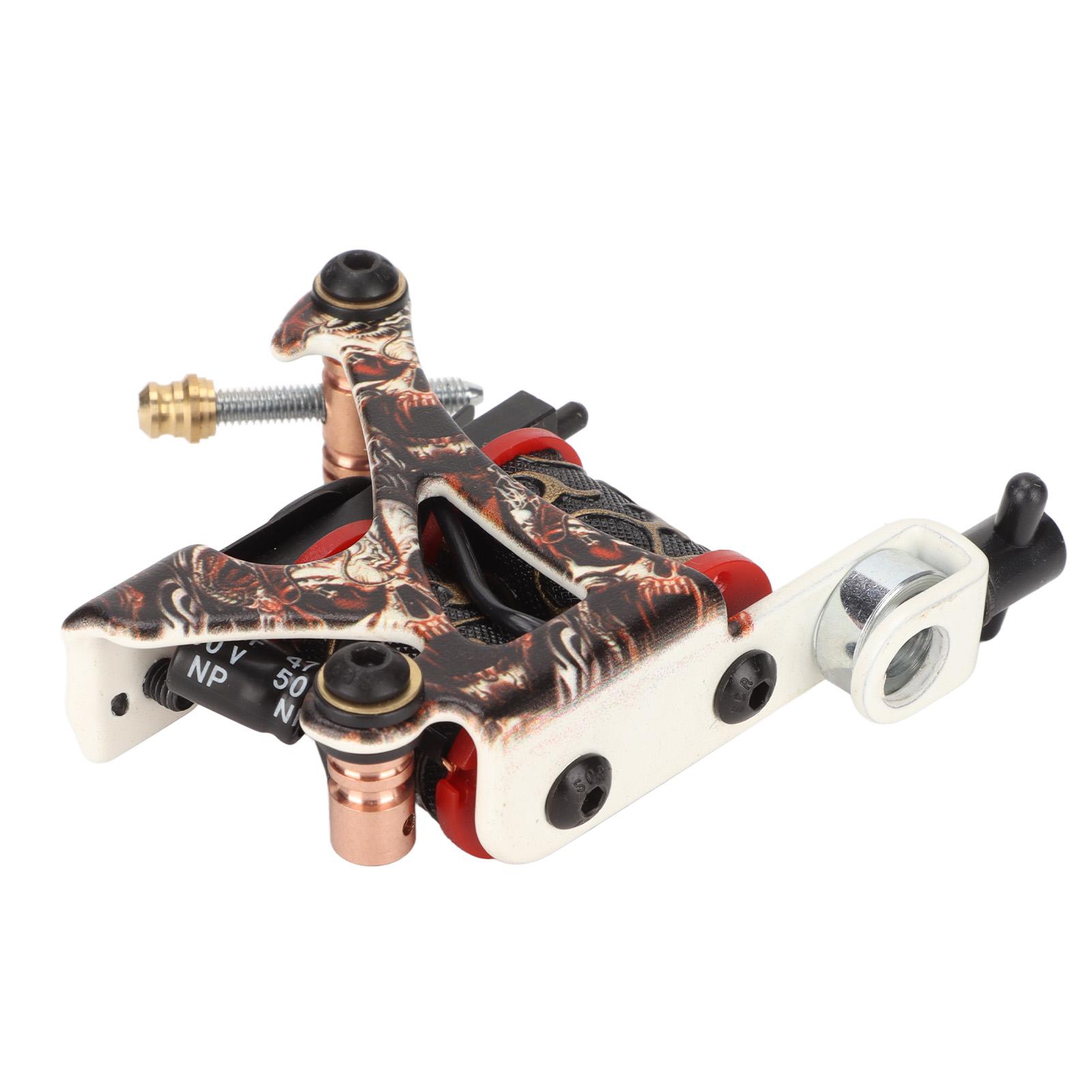 

Катушечная тату-машинка Профессиональная Железная рама 10 витков Катушечная машинка-лайнер для тату-мастера