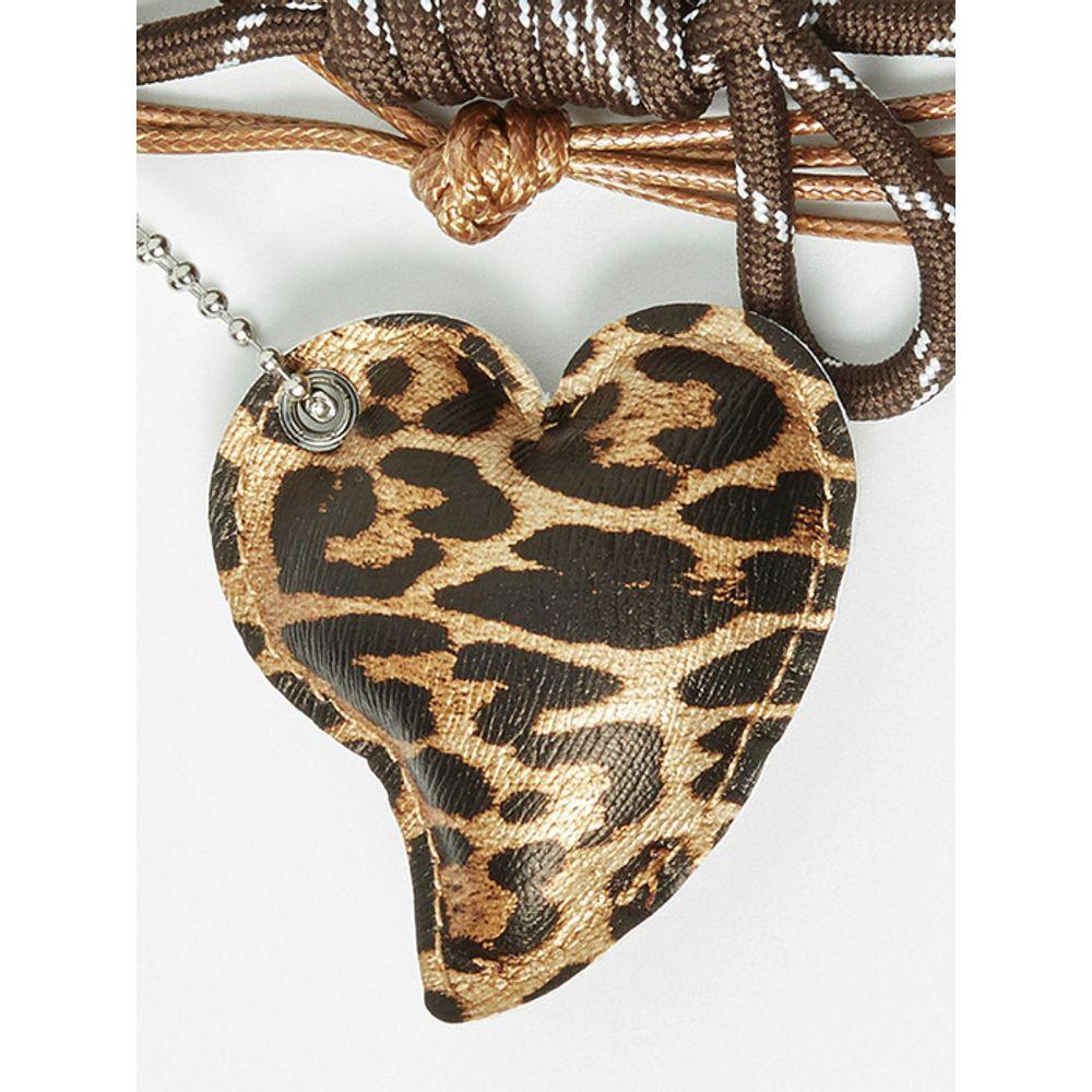 The GREEN Lab Heart Leopard Keyring (3colors)