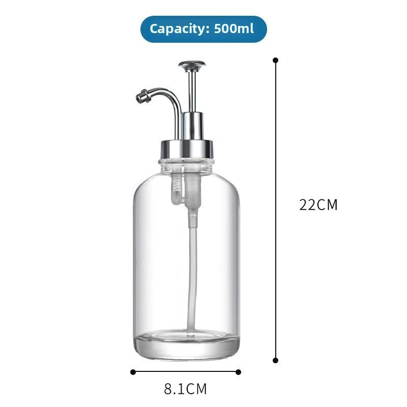 Drinkware Coffee Syrup Dispenser Accessories 1/2 Pack 16oz/500ml Syrup Dispenser with Funnel Syrup Pump Dispenser Leak Proof