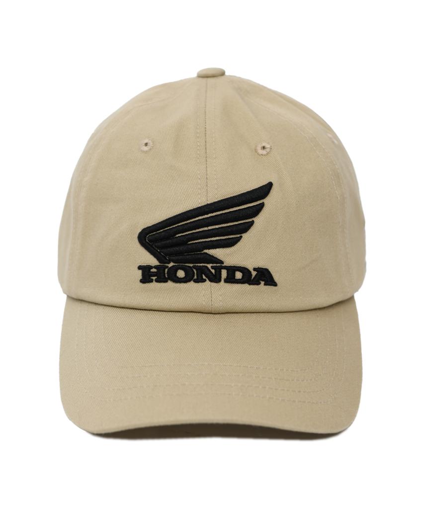 PHYPS MOTORCYCLE Honda Wing Logo Basic Cap Beige