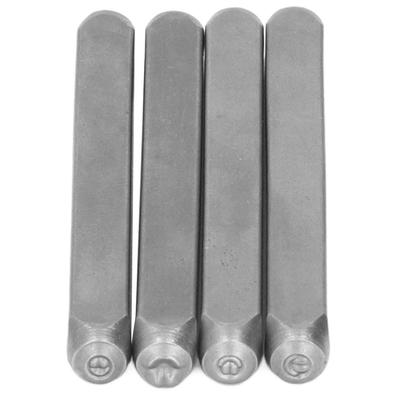 4Pcs Metal Stamping Premium Metal High Hardness Wear Resistant Durable Metal Design Stamps for