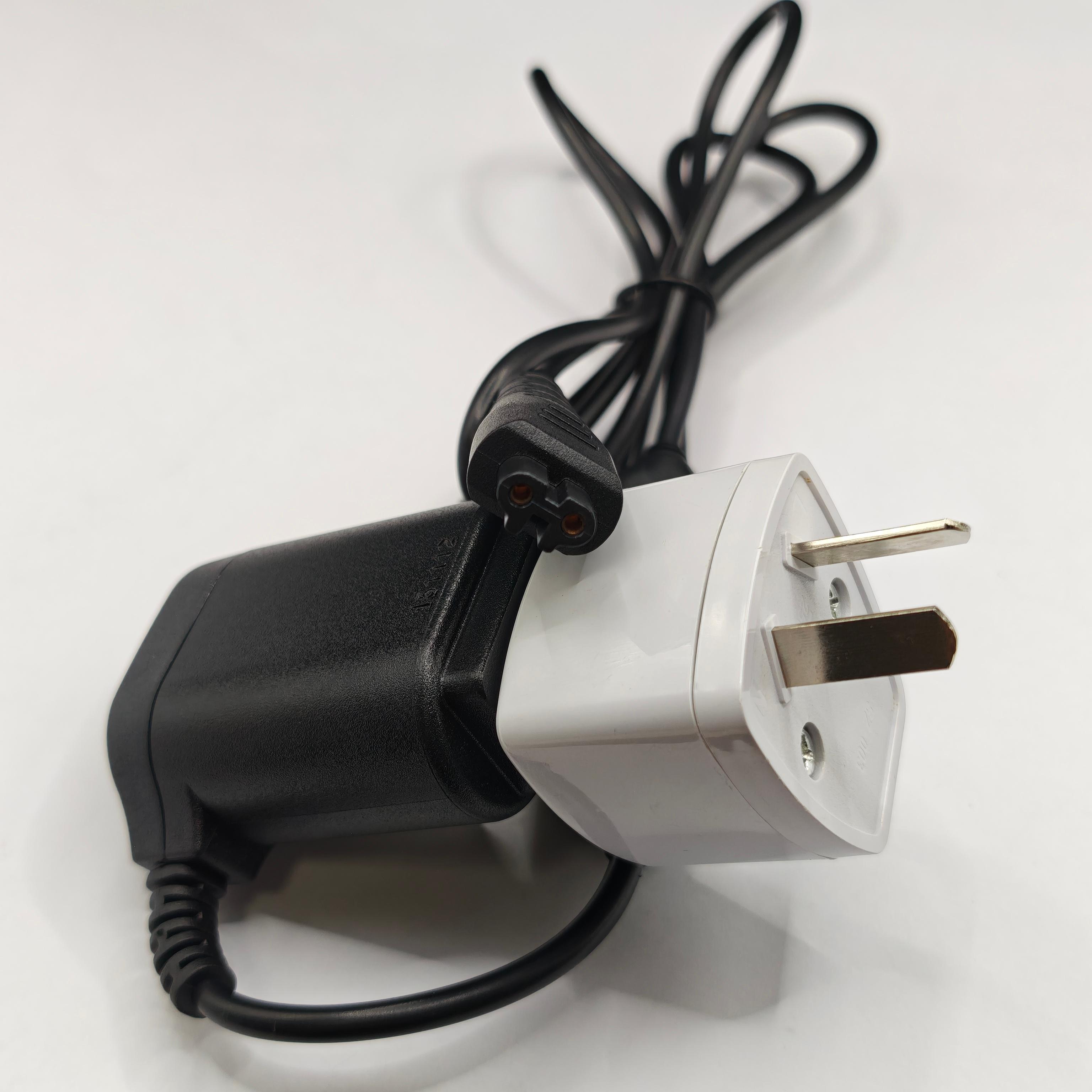 

Razor Charger Power Adapter Prewave Replacement For Remington PR1285 PR1340 PR1342 PR1360 PR1362 PR1385 PR1370 PR1370 PG6137 PG6170 PG6171 Australian Standard чёрный