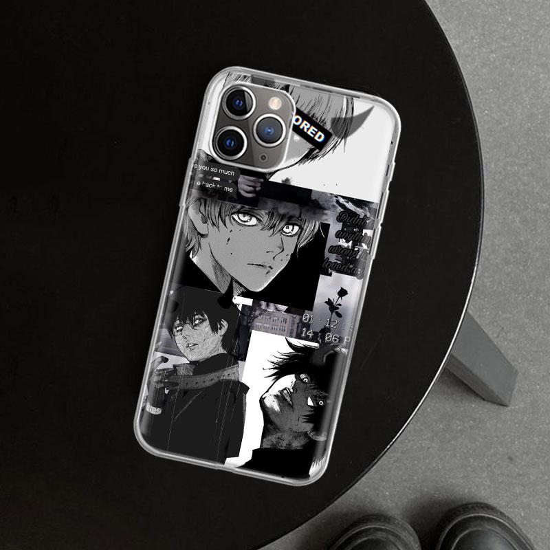 Anime Tokyo Ghouls Terror Phone Case Cover For iPhone 11 12 13 Mini 14 15 Plus 16 Pro Max 17 Air 7 8 + SE Art Customized Fundas