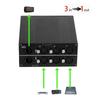 XLR Balanced Audios Selector XLR Audios Switcher 3 Inputs 1 Output Passive Design Studio Grade Connectivities Accessory