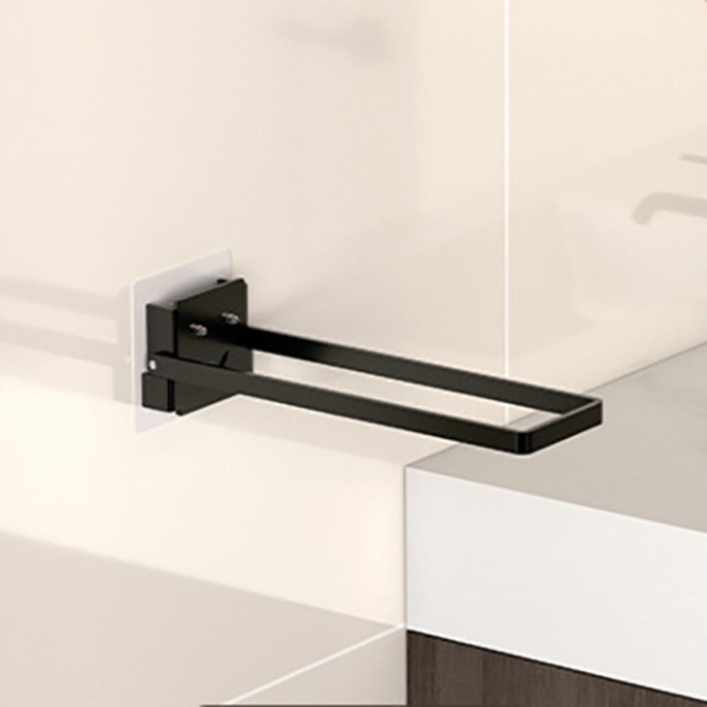 

Самоклеящаяся стойка-держатель для полотенец, настенная полка для хранения, экономия места, складная перекладина для полотенец, душевая комната 25cm