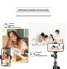 Outdoor Multi-Functional Phone Stand Tripod with Fill Light for Streaming & Photography