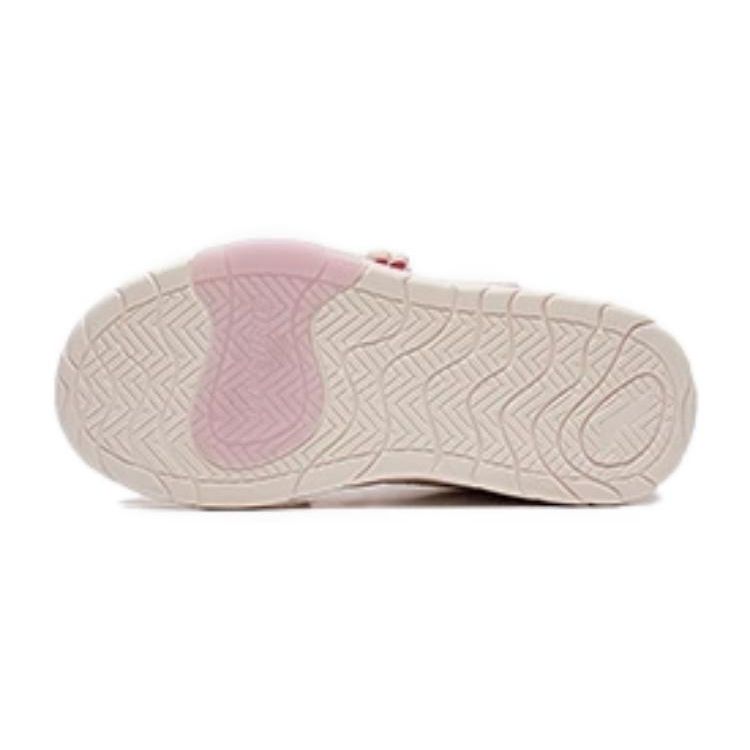 Li Ning Kids Comfortable Versatile Non-Slip Shock Absorbing Mid-Top Kids Skate Shoes Kids sneaker Pink Purple YKNT126-14