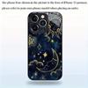 Sun Moon Star tempered glass mobile phone case suitable for iPhone 17/16/15/14/13/12/11ProMax all-inclusive anti-fall back cover