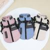 New Dog Clothes for Autumn and Winter Pet Windproof Stand-up Collar Dog Cotton Coat Reflective Thickened Warm Pet Clothing