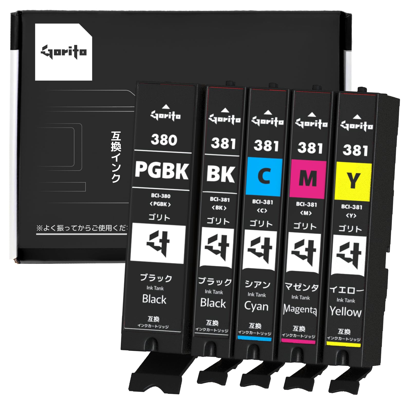 

Офіційний сумісний чорнило Gorito 380XL Сумісний з та TR703 Має новітній IC рівень чорнила та сумісність з оригінальним чорнилом Індивідуально