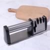 Kitchen Gadgets Manual 4 in 1 Sharpener Handheld Professional Kitchen Sharpening Stone Non-slip Base Whetstone Canteen