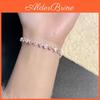 Elegant Zircon Square Hand Chain For Women With Geometric Style And Modern Look