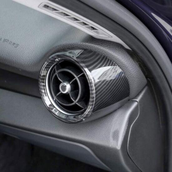 For Alfa Romeo Giulia ABS Center Dashboard Side Air Vent Outlet Cover Trim 17-22