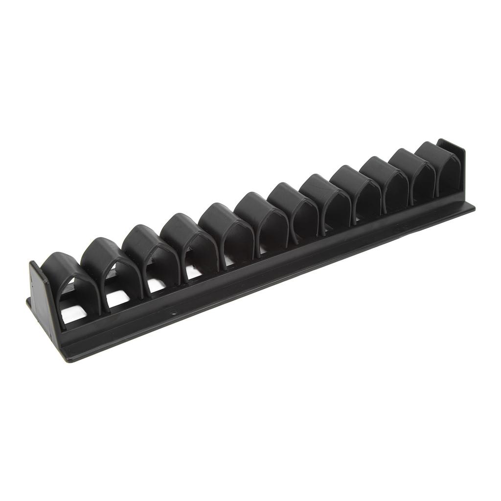 Horse Whip Crop Holder Plastic Horse Whip Rack Wall Mounted for Horse Stables Black