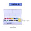 12/18/24/36/48 Colors Travel Water Color Kits Watercolor Paint Set Solid Watercolor Painting Pigment Drawing Supplies