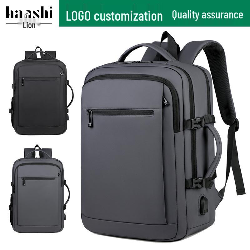 High-End Fashion Backpack: Trendy, Casual, Lightweight, Large Capacity, Waterproof School & Laptop Bag for Men and Women