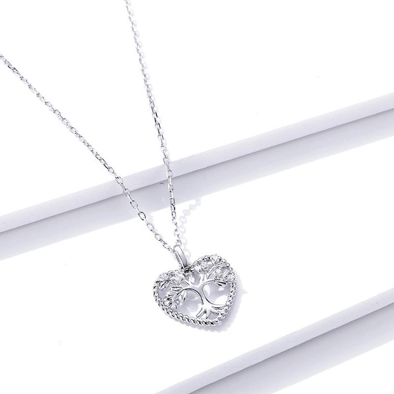 Barbie Original design tree of life love temperament high-end original ins style S925 silver necklace women's style ZJYXL-YS-120