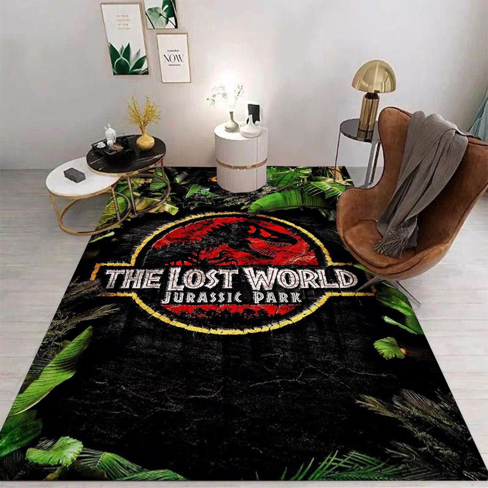 Dinosaur Theme J-Jurassic Park Carpet Living Room Sofa Decor Rug Kid Bedside Soft Carpets Game Room Mat Hallway Rug Gift