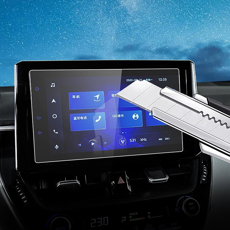 Car Accessories For Toyota Corolla Cross XG10 2021 2022 2023 Tempered Glass GPS Navigation Screen Protector Film LCD Sticker