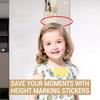 Growth Chart Mirror For Kids Shatterproof Full Body Toddler Mirror For Nursery Bedroom Playroom Wall Decor Mirror