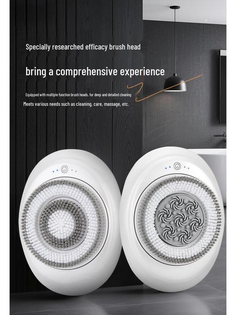 Automatic Wall-Mounted Smart Shower: Portable Electric Shower, Bath Brush, Back Scrubber, and Multi-Functional Body Scrubber