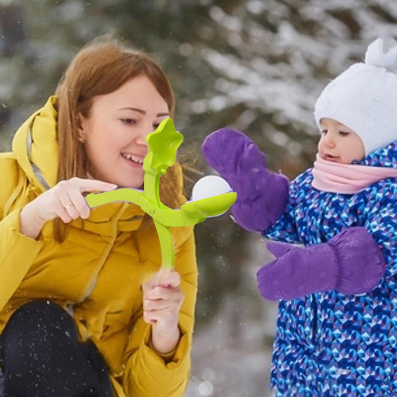 Snowball Clamp Multiple Shape Snowball Making Tongs Winter Outdoor Snow Play Sports Toys For Kids Snowball Throwing Tool