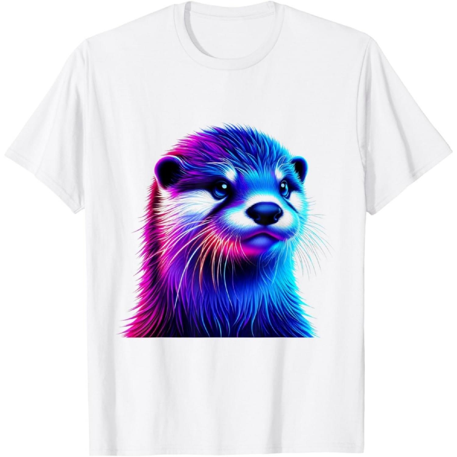 Colorful Otter T-Shirt S