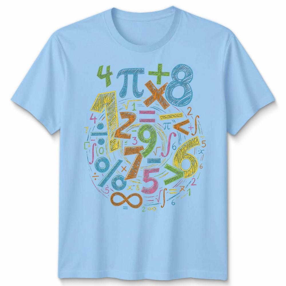 Numbers Math Symbols Education UnisexS TShirt UnisexS Tee Graphic Unisex Top S