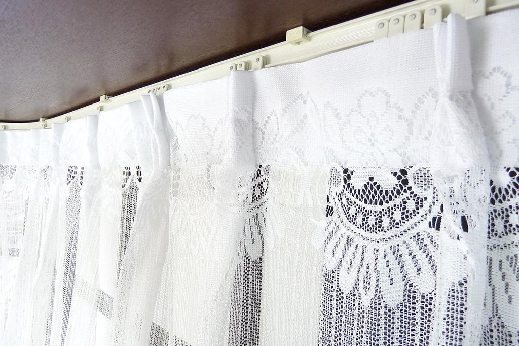 Curtain Shop Outlet Bay Window Curtains Straight Bay Window Curtains Width 100cm Set of 2 Length 105cm Set of 2 L'Arc