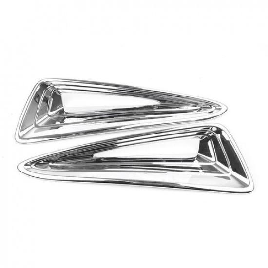 Front Fog Light Moulding Cover Trims Fit TOYOTA C-HR CHR 2016-2018 Chrome