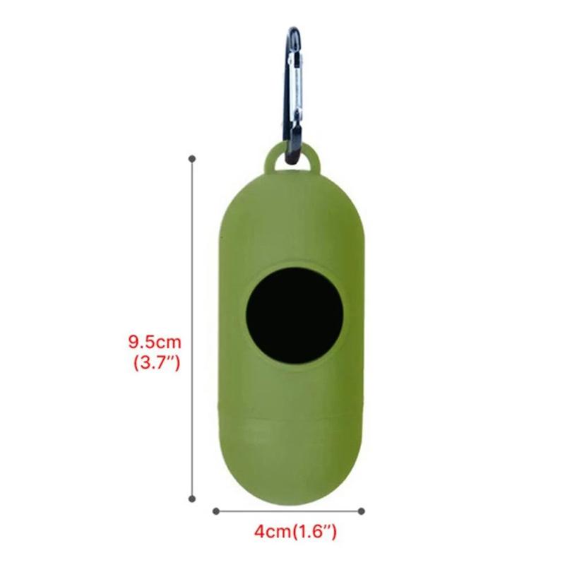 Stocked Eco Friendly Plastic Dog Poop Bag Holder Dispenser with Strong Odor Control