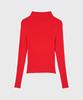 Yunse V-Neck Turtleneck Knit (Red)