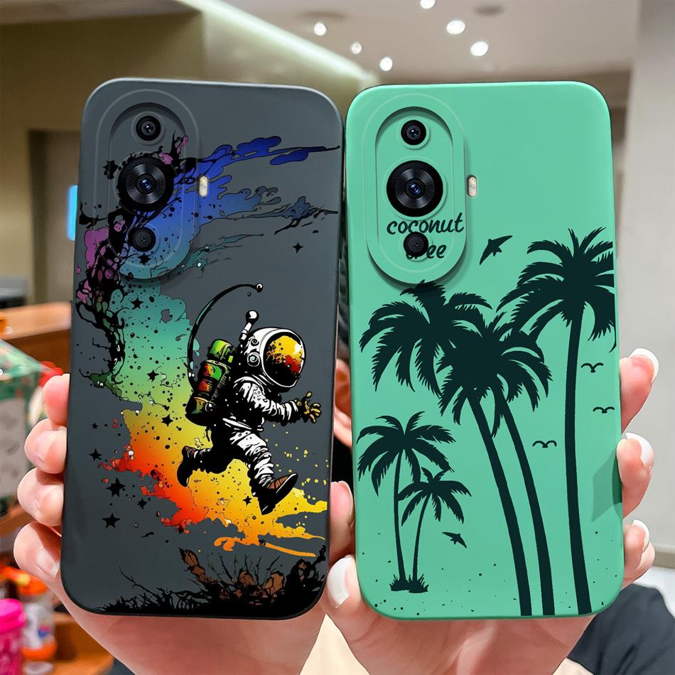For Huawei Nova 11 Pro Phone Case Cute Design Full Protection Funda For Huawei Nova11 11Pro Soft Liquid Silicone Back Covers