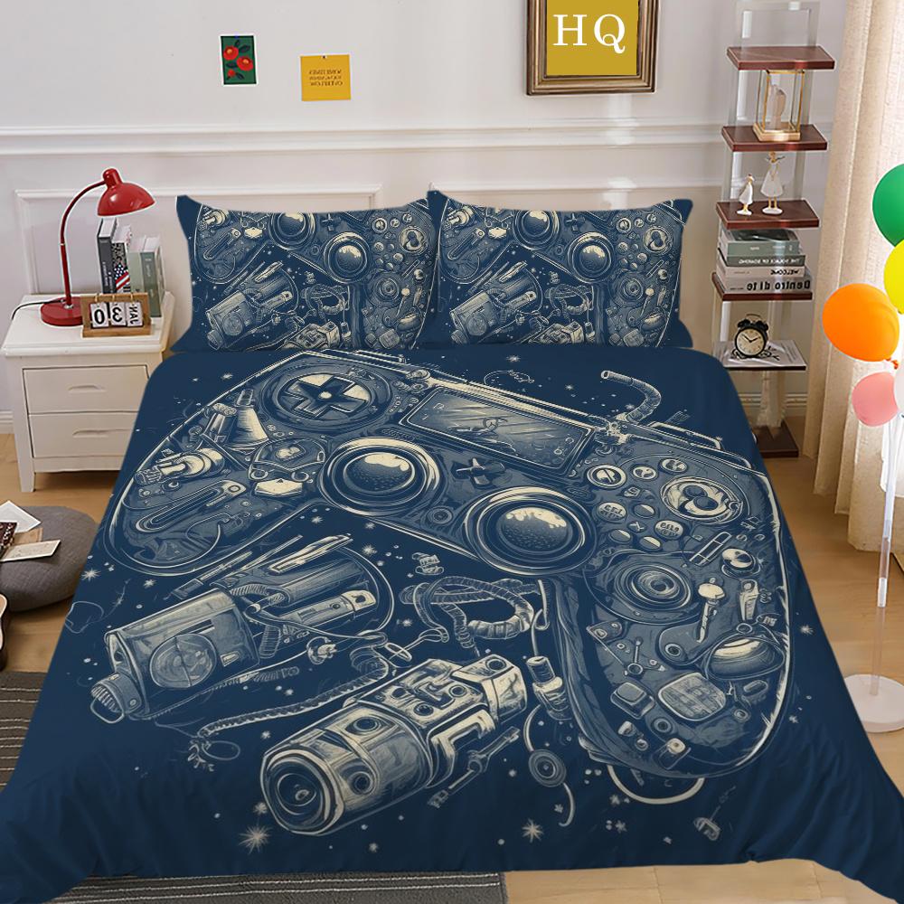Housse de couette 3D à la mode, couvre-lit de maison, taille Queen, costumes, housse de couette douce, ensembles de literie de luxe